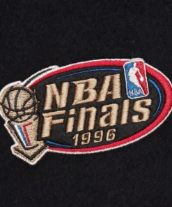 Mitchell & Ness Chicago Bulls Vintage Varsity Black Jacket
