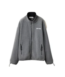 Miu Miu Fleece Grey Jacket