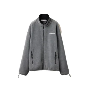 Miu Miu Fleece Grey Jacket