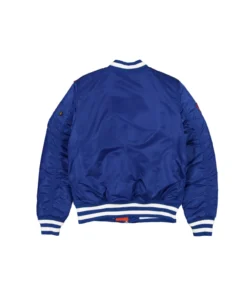 New York Knicks Alpha Industries Blue MA-1 Bomber Jacket