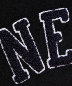 New York Yankees Black Out Collection Vintage Varsity Jacket - Image 3