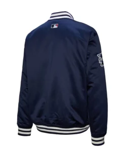 New York Yankees 2000 World Series Navy Varsity Jacket - Image 3