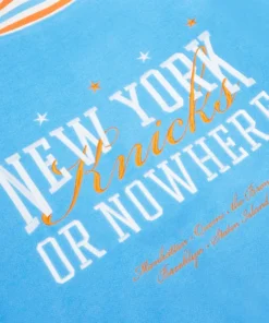 New York or Nowhere x Knicks Motto Varsity Jacket - Image 4