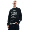 Newcastle United 2025 adidas SPZL F.C. Crew Neck Sweatshirt – Black