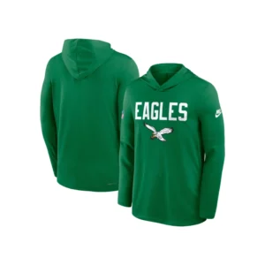 Nick Sirianni Eagles Kelly Green Long Sleeve Hoodie T-Shirt