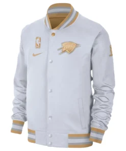 Oklahoma City Thunder 2025 Finals Champions Banner Raising Ceremony Jacket