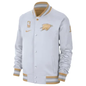 Oklahoma City Thunder 2025 Finals Champions Banner Raising Ceremony Jacket
