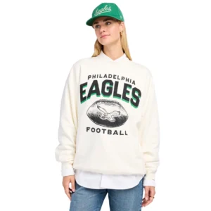 Philadelphia Eagles Historic Arch Cloud ’47 Oversized Crewneck