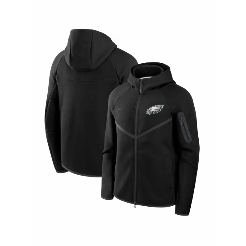 Men’s Philadelphia Eagles Nike Tech Fleece Full-Zip Windrunner Hoodie Jacket