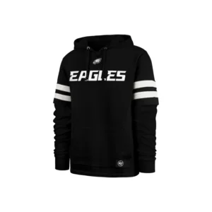 Philadelphia Eagles Quick Switch Cornerback ’47 Lacrer Black Hoodie 2025