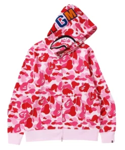 Pink Bape Hoodie