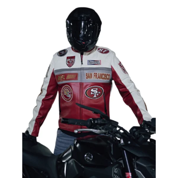 San Francisco 49ers Moto Jacket