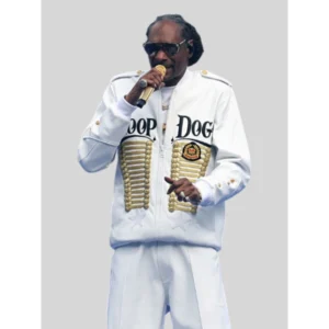 Snoop Dogg AFL Grand Final 2025 White Jacket