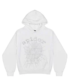Sp5der OG Rhinestone Logo Hoodie