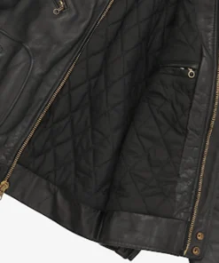 Vanson Leather Vintage Motorcycle Jacket - Image 4