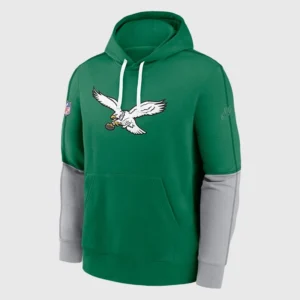Vic Fangio Eagles Kelly Green Hoodie