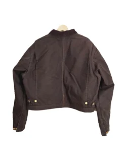 Vintage 90s Carhartt x NY Yankees Crop Dark Brown Jacket