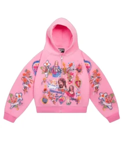 We Are Righteous Pink Hoodie