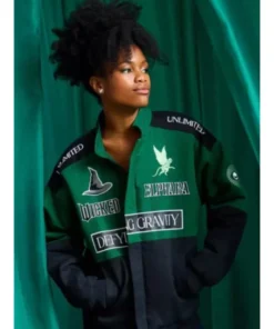 Wicked Elphaba Defying Gravity Racing Jacket - Image 3