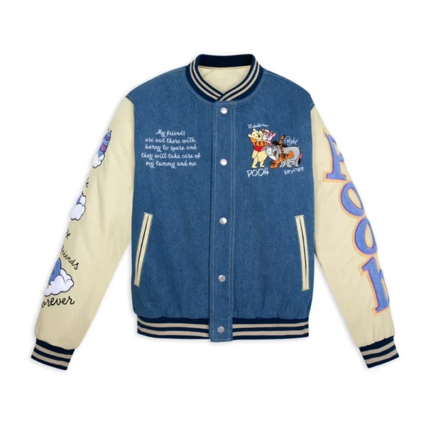 Winnie the Pooh Varsity Jacket For Adults