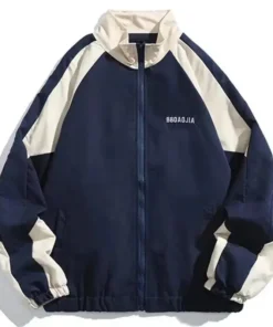 Y2K Baggy Block Jacket