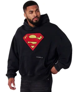 Youngla Superman Black Hoodie