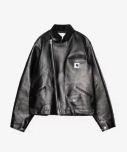 sacai x Carhartt WIP Leather Jacket - Image 3