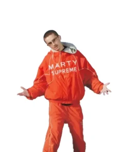 A24 marty supreme red jacket For Unisex