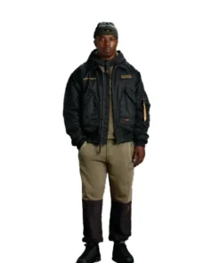 Alpha Industries Bomber Jacket - Black For Man
