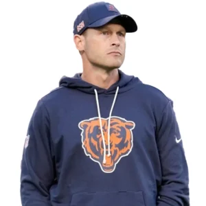 Ben Johnson Chicago Bears 2025 Sideline Hoodie