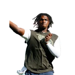 Cam Ward Titans 2025 Salute to Service Sleeveless Hoodie