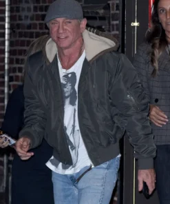 Daniel Craig NYC Black Hooded Jacket