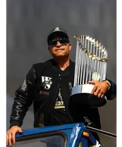 Dave Roberts Dodgers World Series Championship Parade Jacket