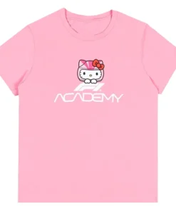 Formula 1 Academy Hello Kitty Logo T-Shirt For Woman