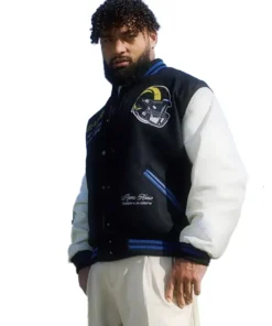 Kyren Williams Shoe Palace Nike LA Rams Rivalries Varsity Jacket Man