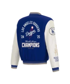 Alternative view of Los Angeles Dodgers 2025 World Series Champions Varsity Jacket
