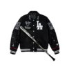 LA Dodgers Joshua Vides x Fanatics World Series Champions Varsity Jacket