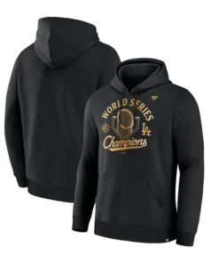 Los Angeles Dodgers Fanatics Black 2025 World Series Champions Hoodie