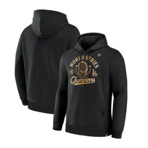 Los Angeles Dodgers Fanatics Black 2025 World Series Champions Hoodie