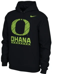 Men's Nike Black Oregon Ducks Ohana Disrupt Pullover Hoodie