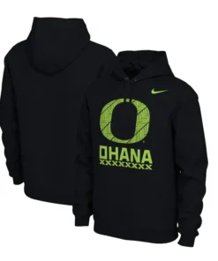 Nike Black Oregon Ducks Ohana Disrupt Pullover Hoodie