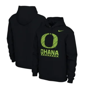 Nike Black Oregon Ducks Ohana Disrupt Pullover Hoodie