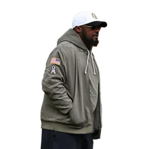 Mike Tomlin Steelers Salute to Service Bomber Jacket