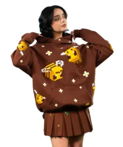 Minecraft Bee Hoodie For Woman
