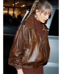Taylor Swift NYC 2025 Leather Jacket - Image 3