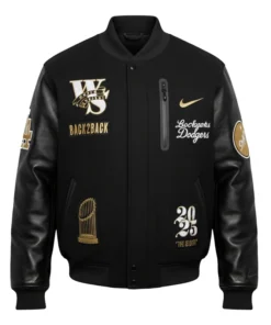 Nike Dodgers World Series Letterman Jacket