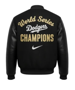 Alternative view of Nike Dodgers World Series Letterman Jacket