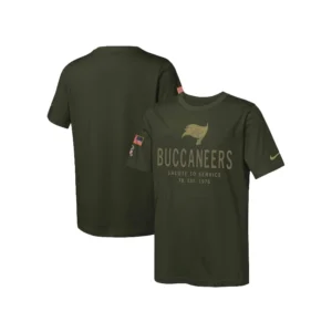 Tampa Bay Buccaneers 2025 Salute to Service Sideline T-Shirt