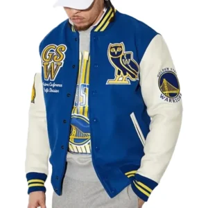 OVO Golden State Warriors Varsity Jacket For Man