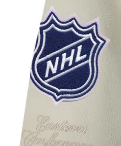 OVO X NHL Toronto Maple Leafs Varsity Jacket - Image 4